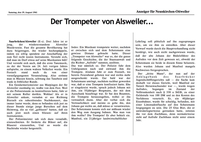 Der Trompeter von Alsweiler 3
